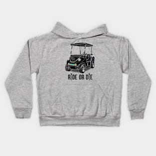 Ride or Die Golf Kids Hoodie